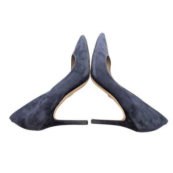 Sam Edelman Hazel Pointed Toe Stiletto Heel Women's Suede Blue Size US8 EU39 - Picture 10 of 11